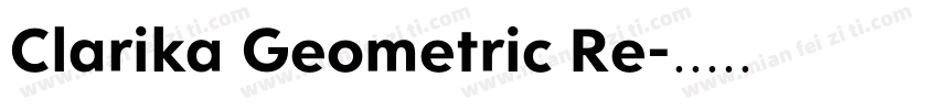 Clarika Geometric Re字体转换